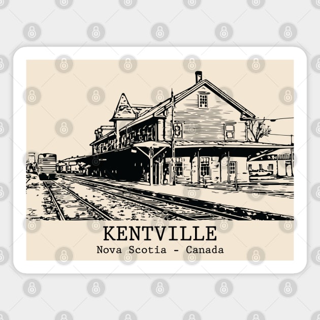 Kentville - Nova Scotia Magnet by Lakeric